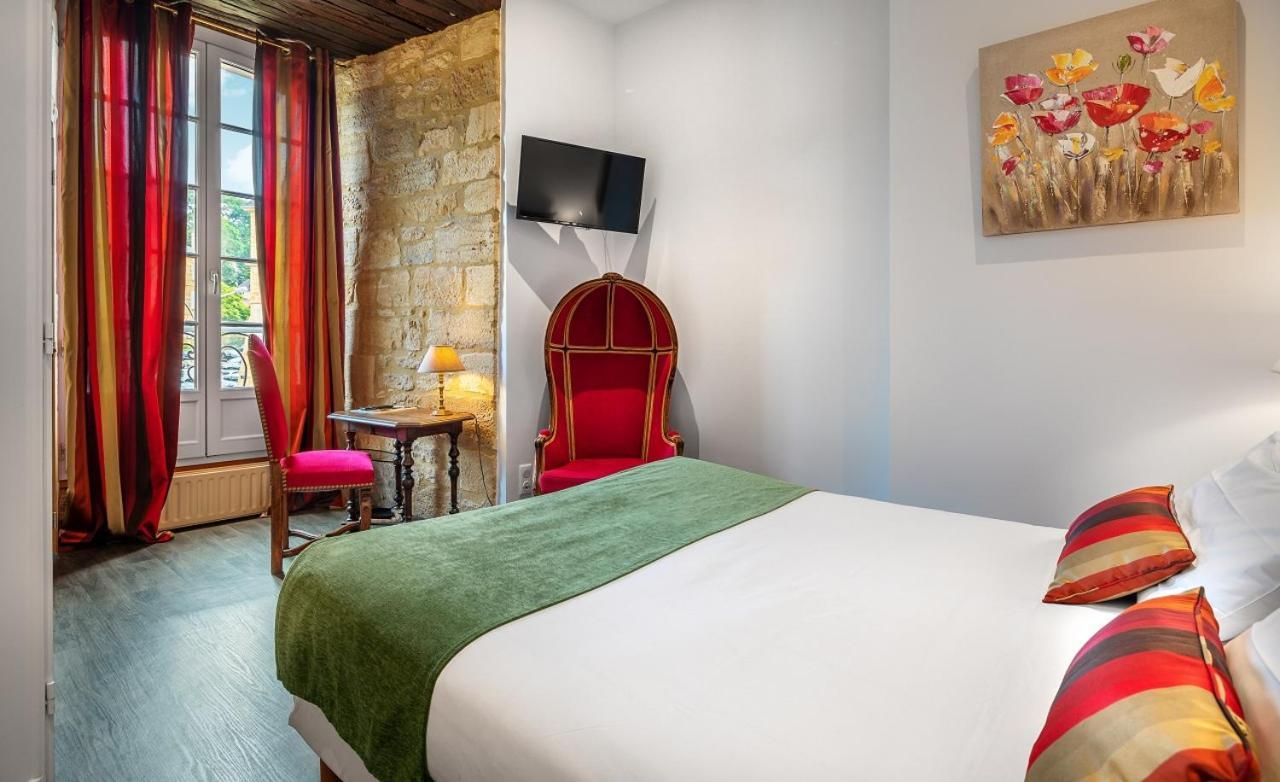 Hotel La Couleuvrine Sarlat Centre Ville Buitenkant foto